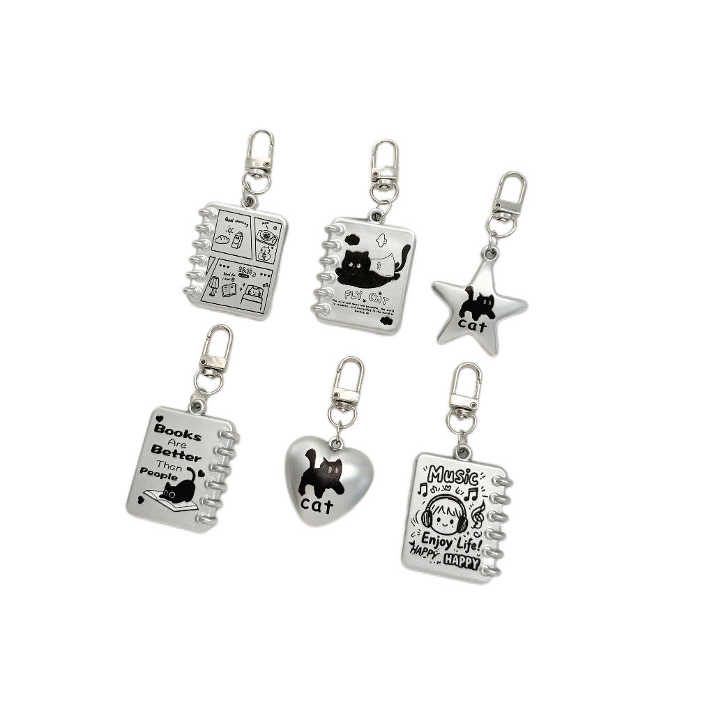 Cute Cat Star Charm Keychain Kalsten