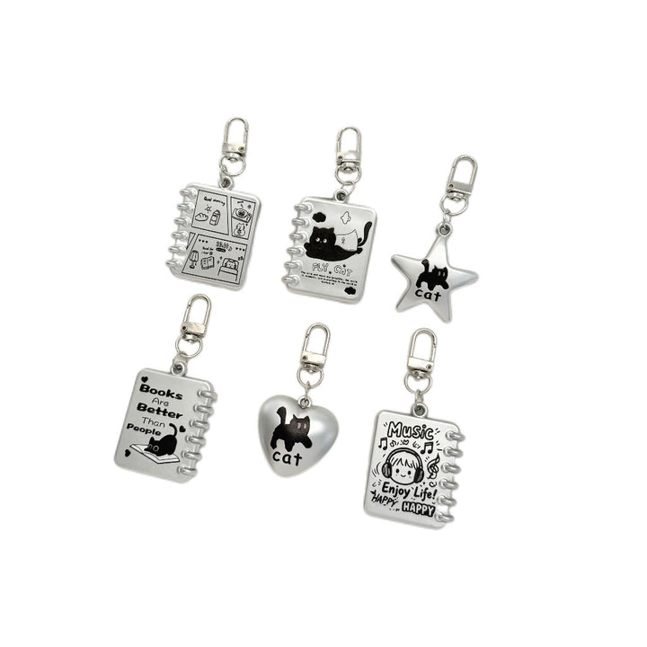 Cute Cat Star Charm Keychain Kalsten
