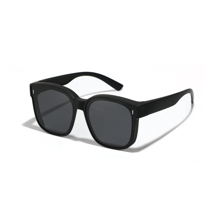 Women's square sunglasses with modern, glossy frame and UV protection Kalsten