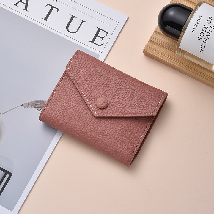 Textured Leather Coin Wallet Kalsten