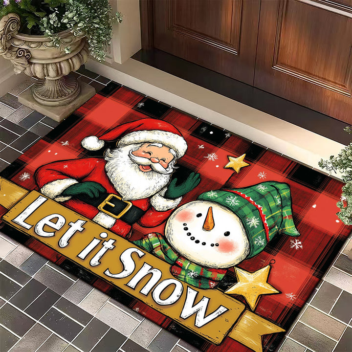 Festive Seasonal Welcome Mat