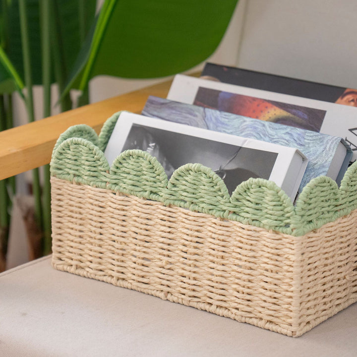 Handcrafted Woven Storage Bins Kalsten