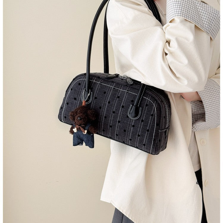 Polka Dot Accent Handbag