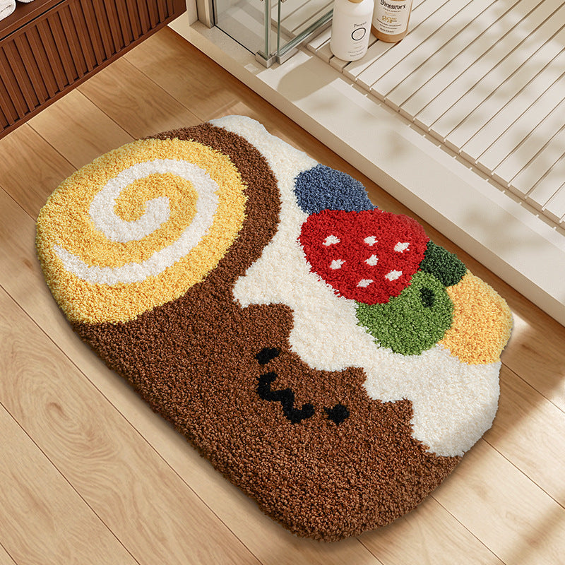 Whimsical Dessert-Themed Bath Mat