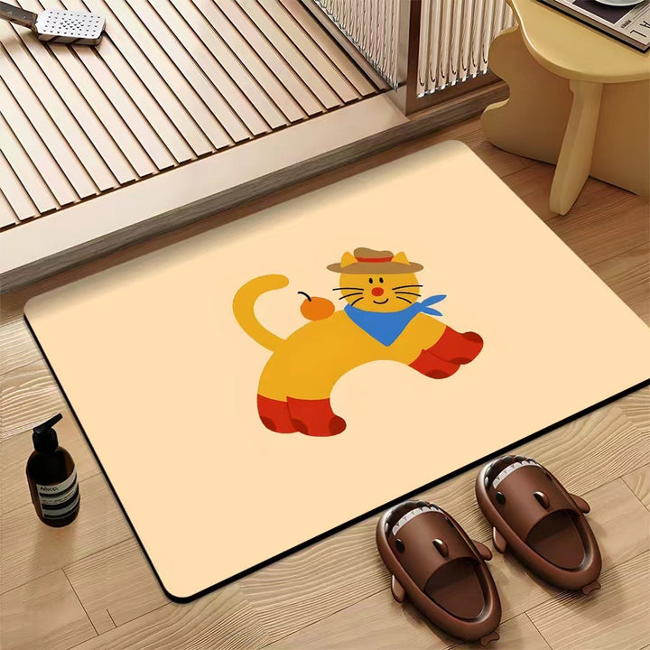 Fun Dog-Themed Indoor Mat Kalsten