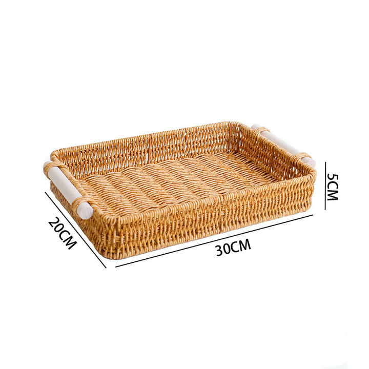 Woven Rectangular Serving Tray Kalsten