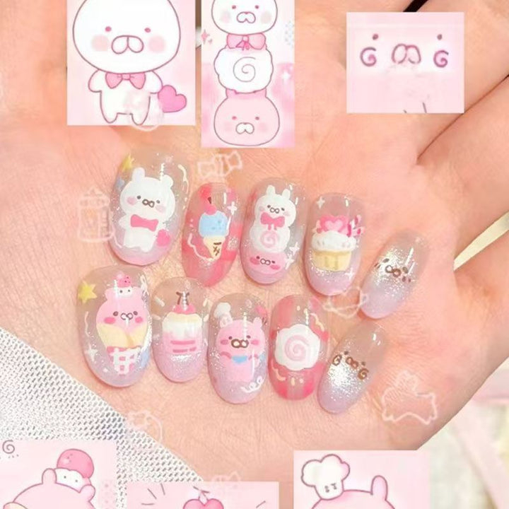 Artistic Press-On Nail Wraps Kalsten