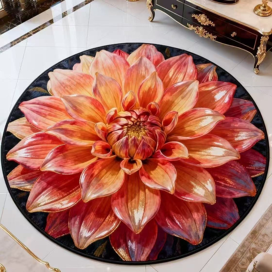 Plush Sunflower Decorative Area Rug Kalsten