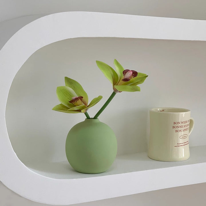 Elegant Orchid Decorative Planter