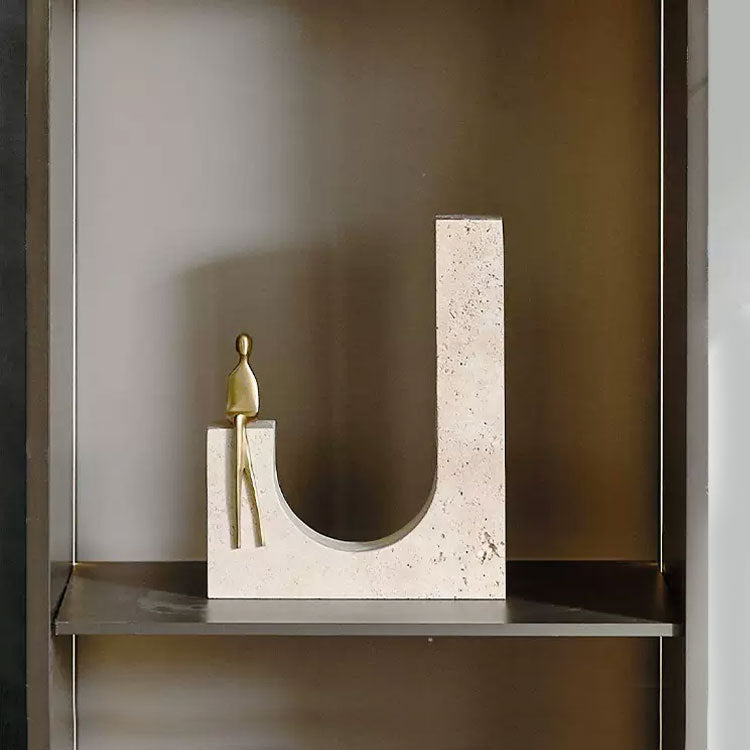 Abstract Decorative Bookend