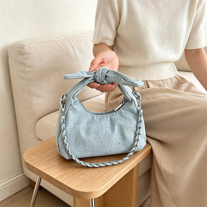 Stylish Bow-Embellished Handbag Kalsten