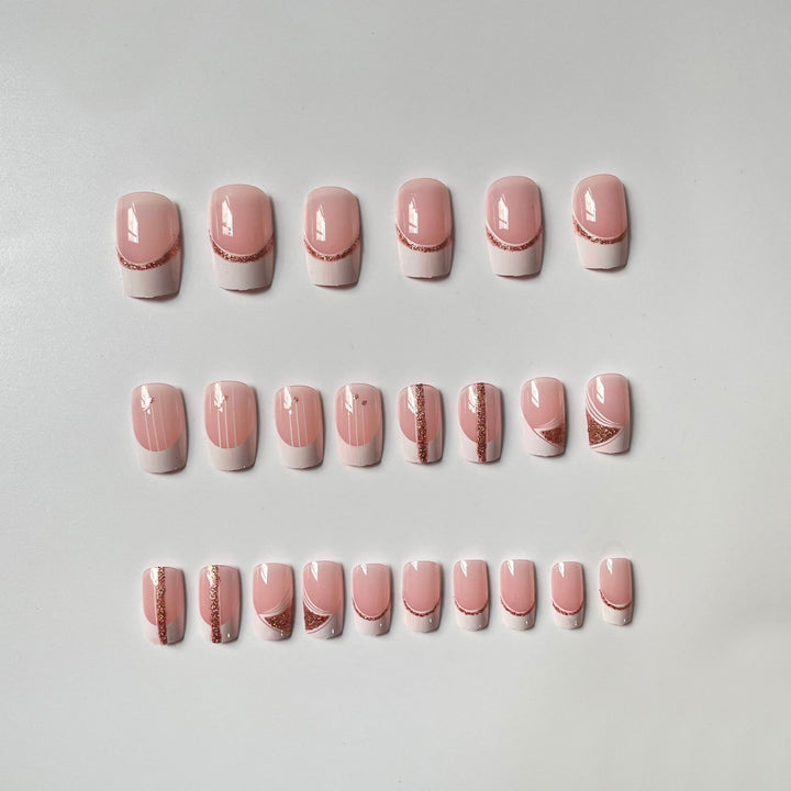 Elegant French Tip Nail Art Set Kalsten 1789915033