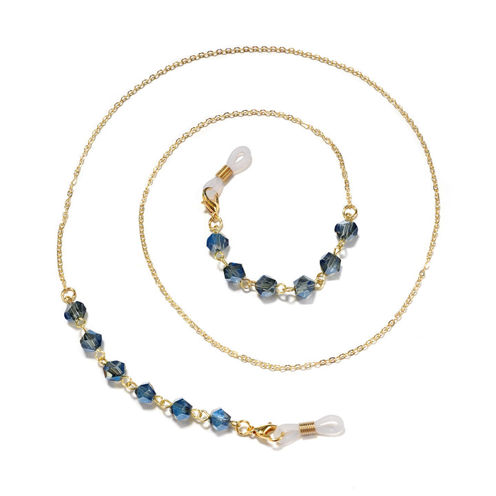 Elegant Crystal Beaded Glasses Chain kalsten