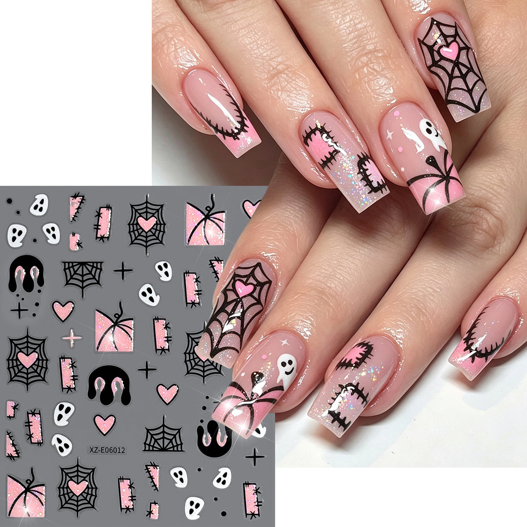 Halloween-Themed Nail Art Sticker Set  1791507032