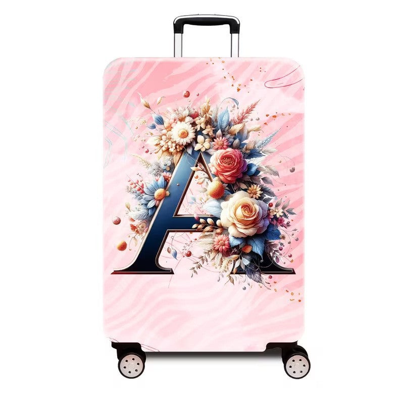 Ladies hard shell suitcase with luxurious floral design Kalsten