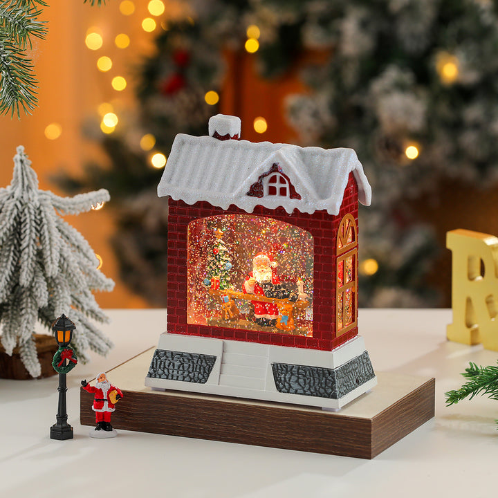 Christmas Village Snow Globe Figurine Kalsten