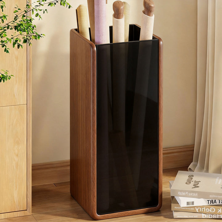 Vertical Mesh Desktop Roll Document & Utensil Organizer