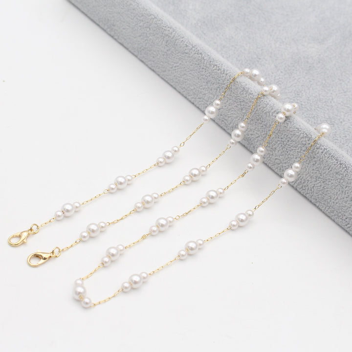 Pearl-Accented Eyewear Chain Kalsten