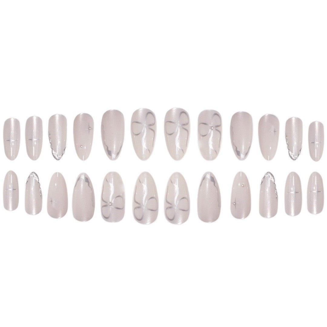 Elegant Stiletto Press-On Nail Art with Glossy Finish Kalsten