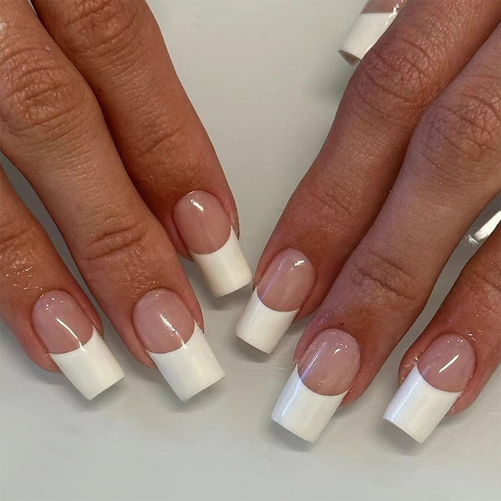 Artificial nail tips with French manicure Kalsten