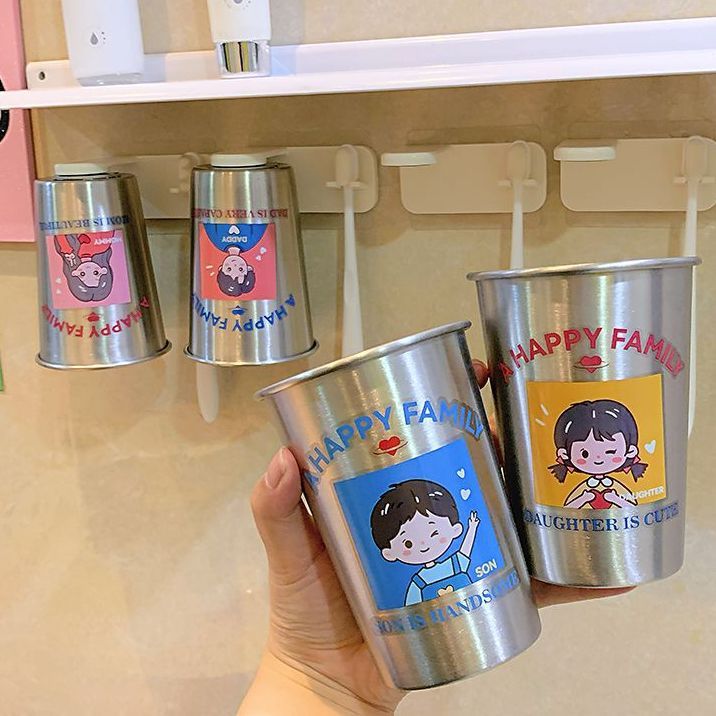 Wall-mounted cup with playful design Kalsten