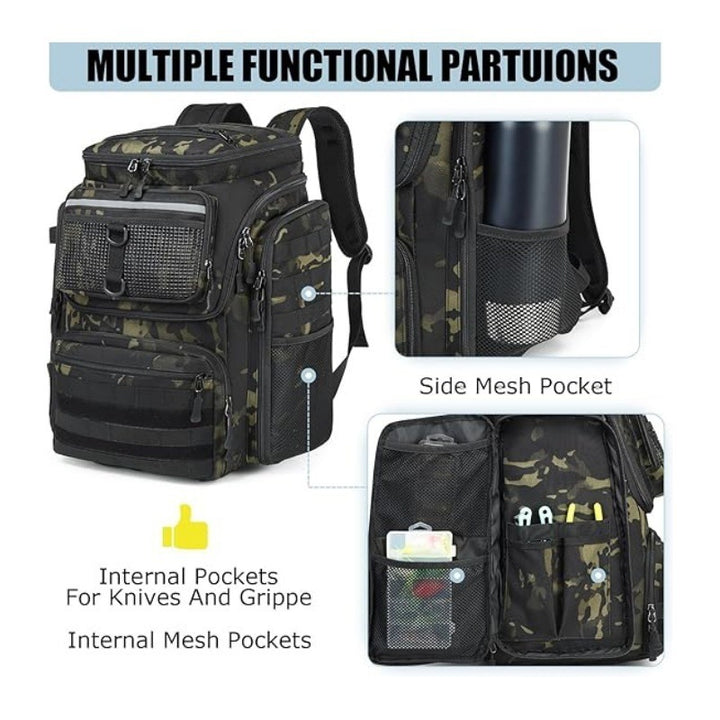 Multi-Functional Fishing Gear Backpack Kalsten