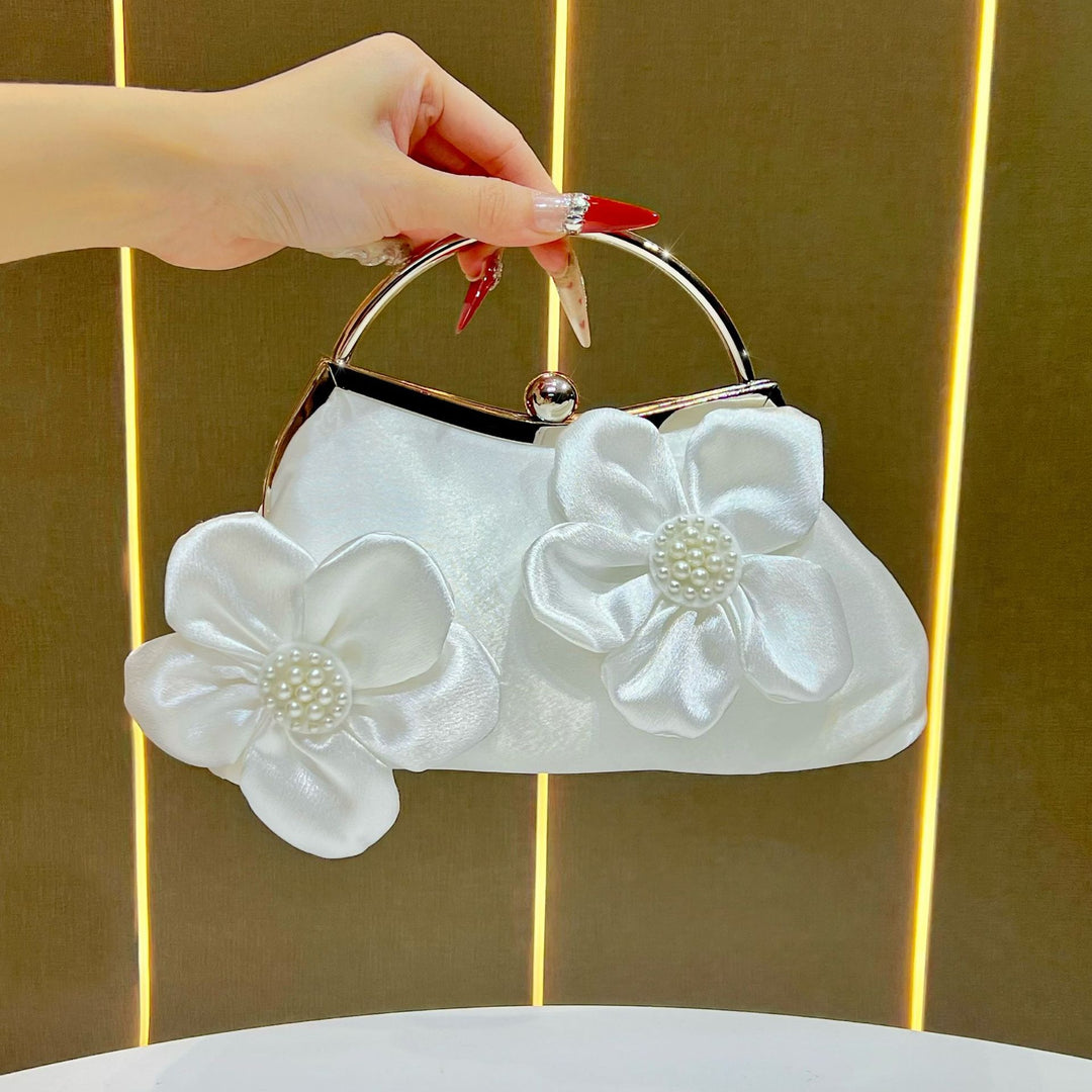 Floral Accent Clutch