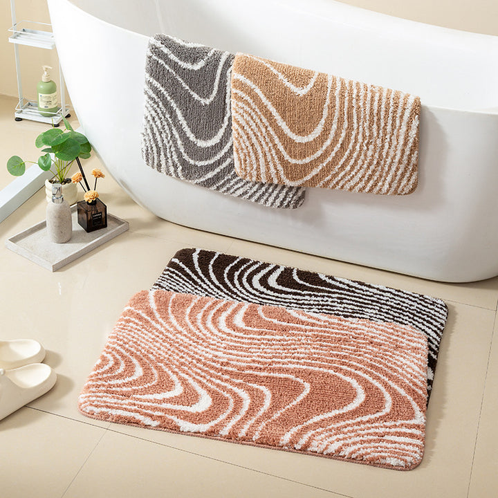 Soft Wave Pattern Bath Mat Kalsten