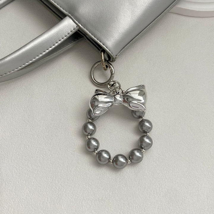 Elegant Pearl Bow Keychain Kalsten