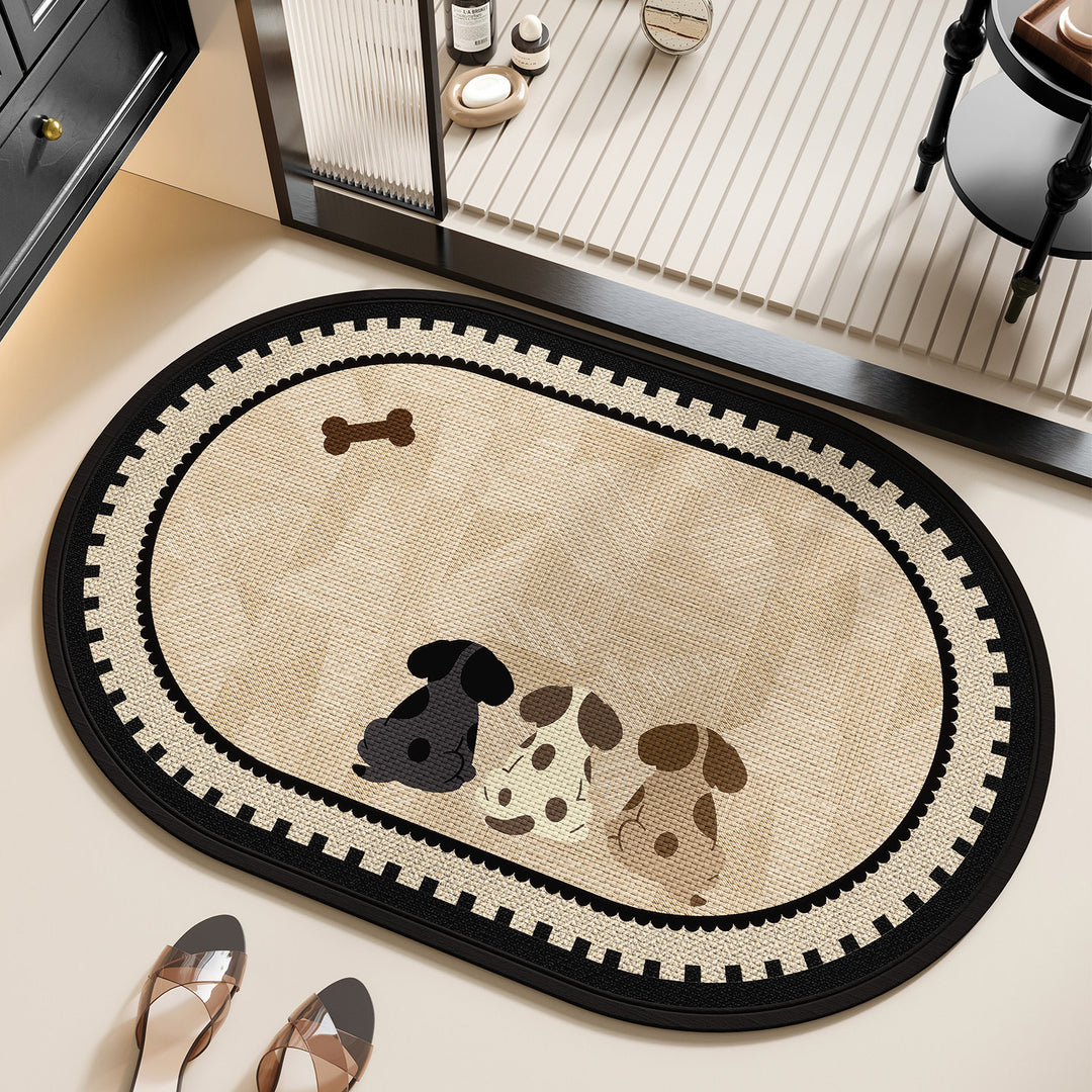 Pet-Themed Bath Mat Kalsten
