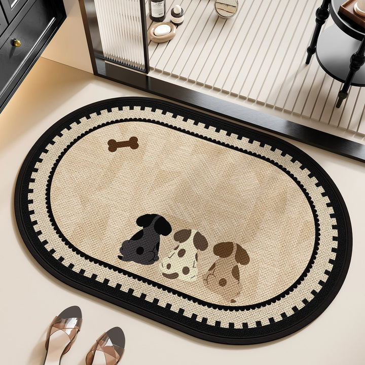 Pet-Themed Bath Mat Kalsten