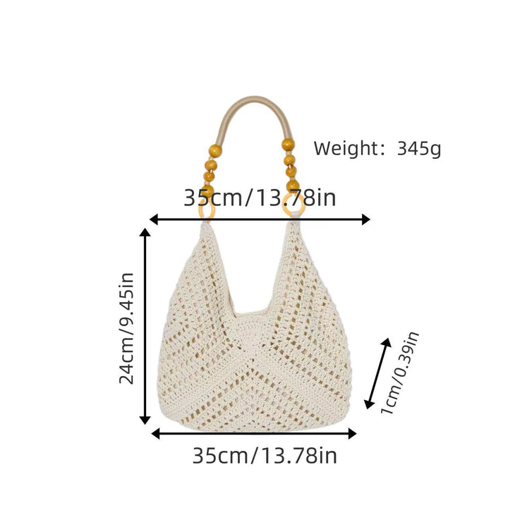 Handbag with Bohemian crochet look Kalsten