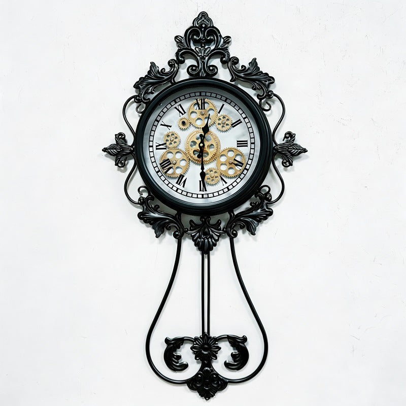 Vintage Gear Mechanism Wall Clock Kalsten