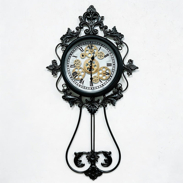 Vintage Gear Mechanism Wall Clock Kalsten
