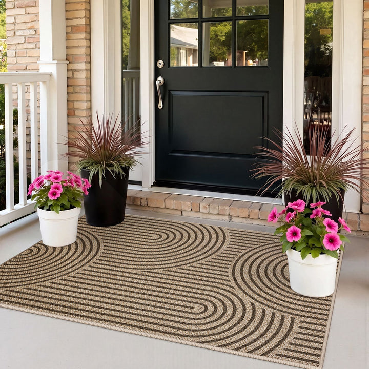 Intricate Floral Design Runner Mat