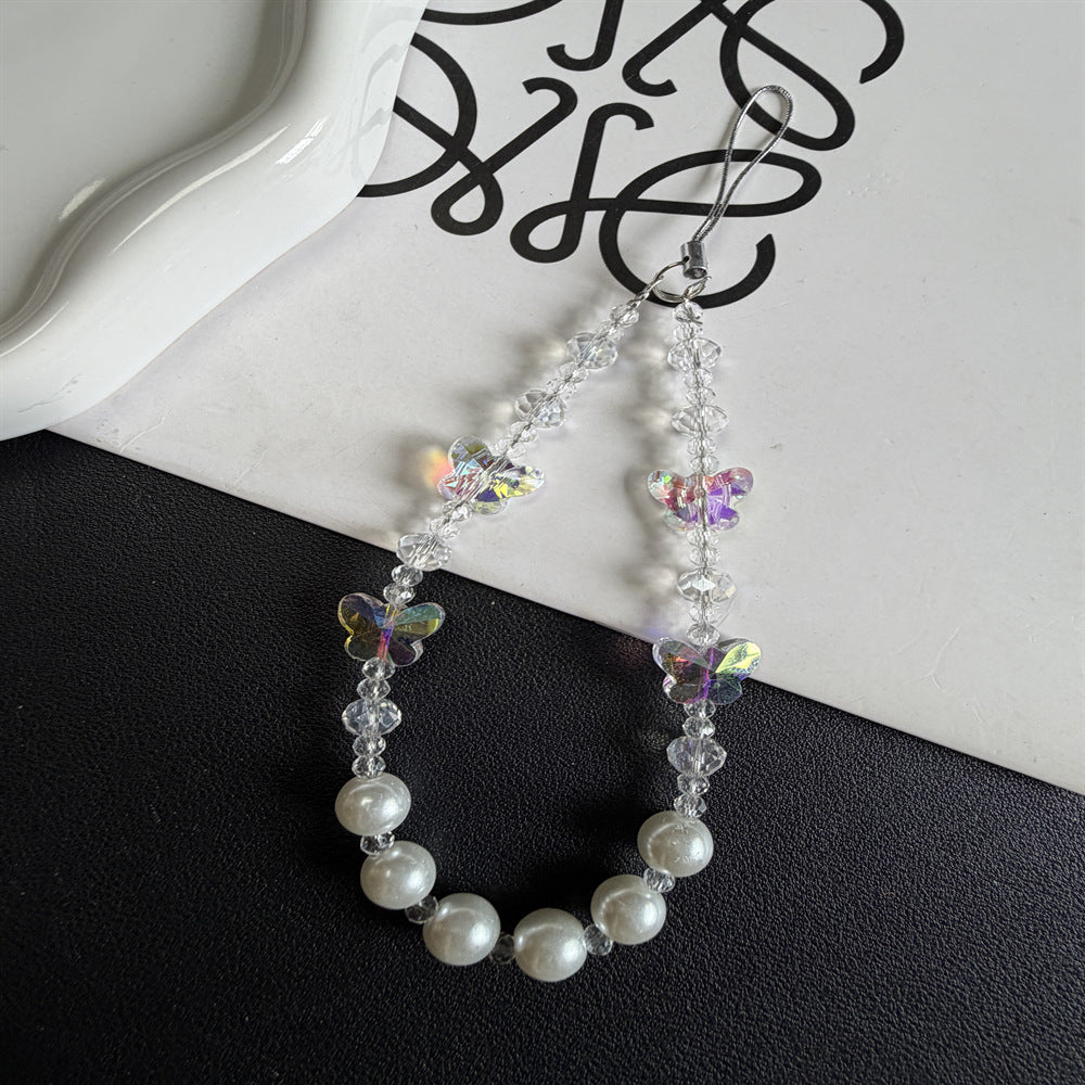 Decorative Butterfly Beaded Eyewear Chain Kalsten