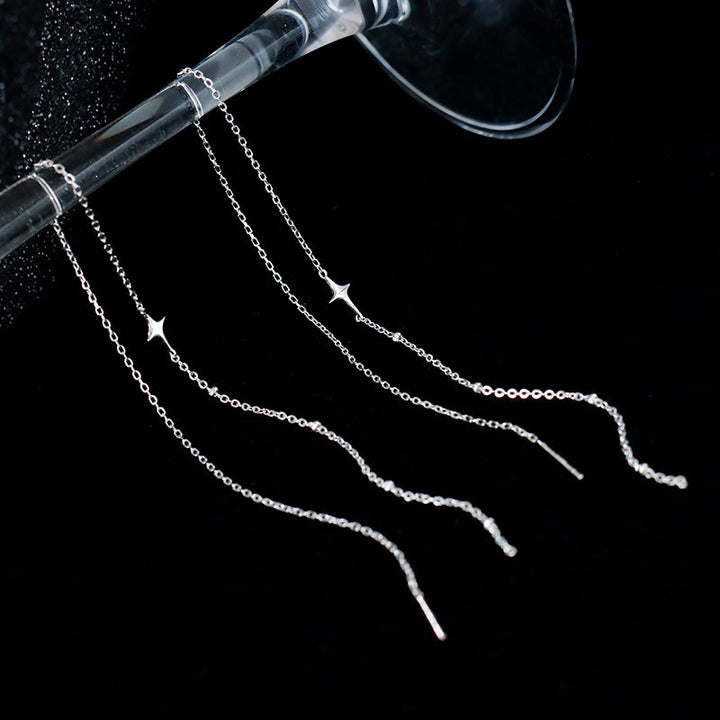 Elegant Y-Necklace with Sparkling Pendant Kalsten