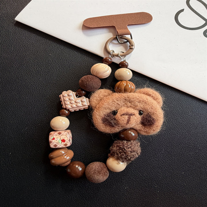 Whimsical Bear-Themed Charm Keychain Kalsten