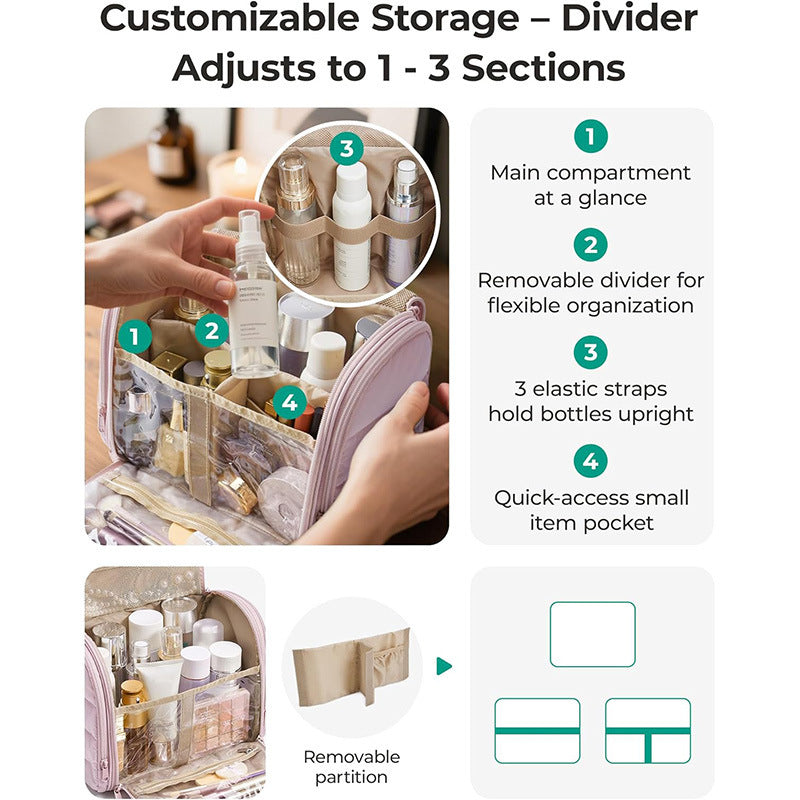 Cosmetic organizer with removable hanging system Kalsten