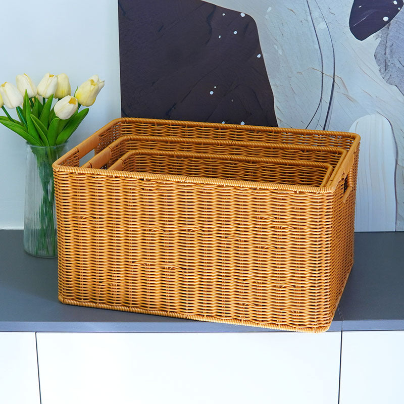 Women Large Storage Box made of Woven Material Kalsten