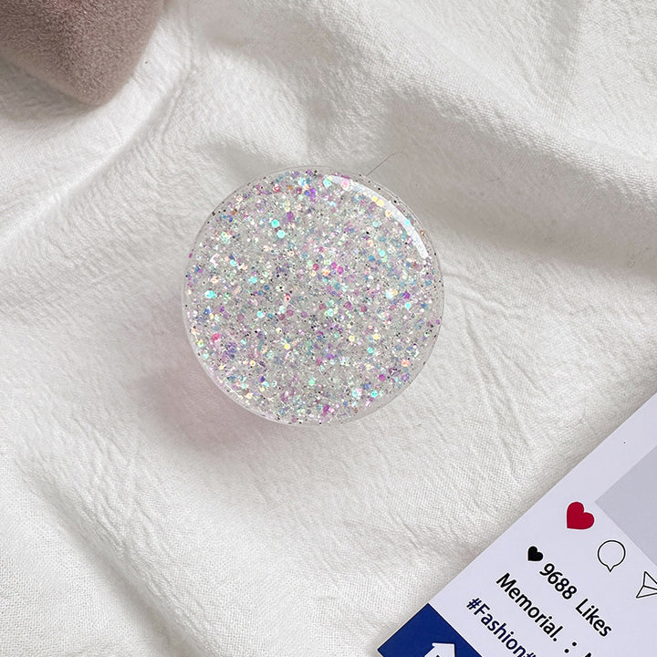 Sparkly Resin Phone Holder And Stand With Full Rotation Base