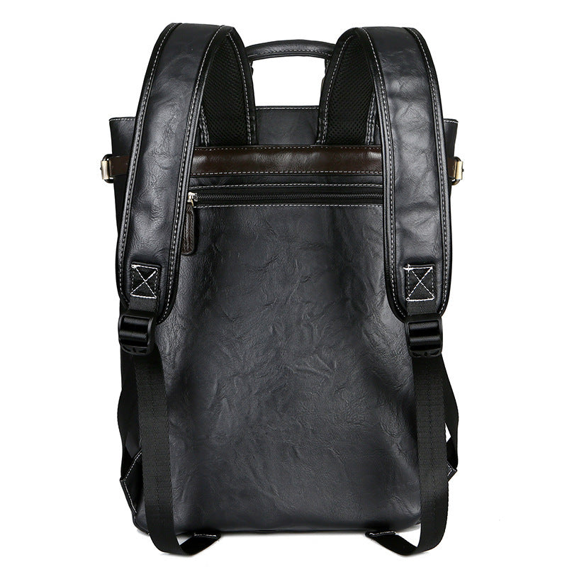 Elegant Laptop Backpack with High-Quality Synthetic Leather Coating Kalsten