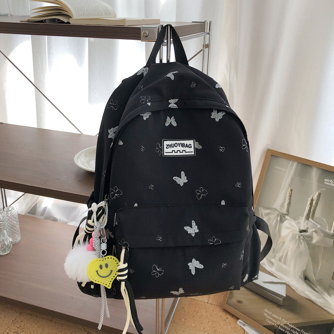 Butterfly Print Casual Backpack Kalsten