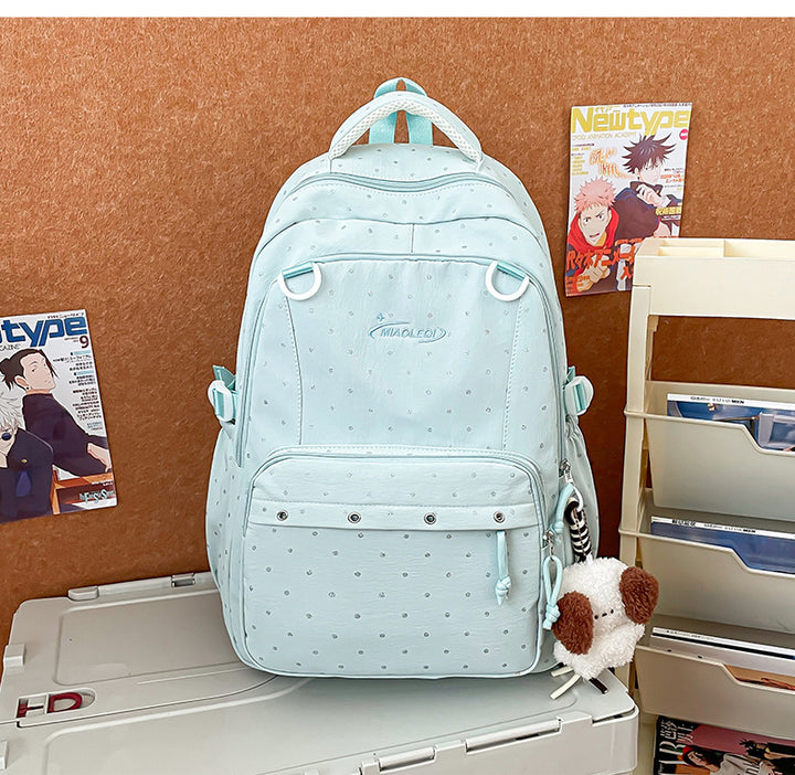 Stylish Multi-Pocket Backpack with Cute Accessories Kalsten