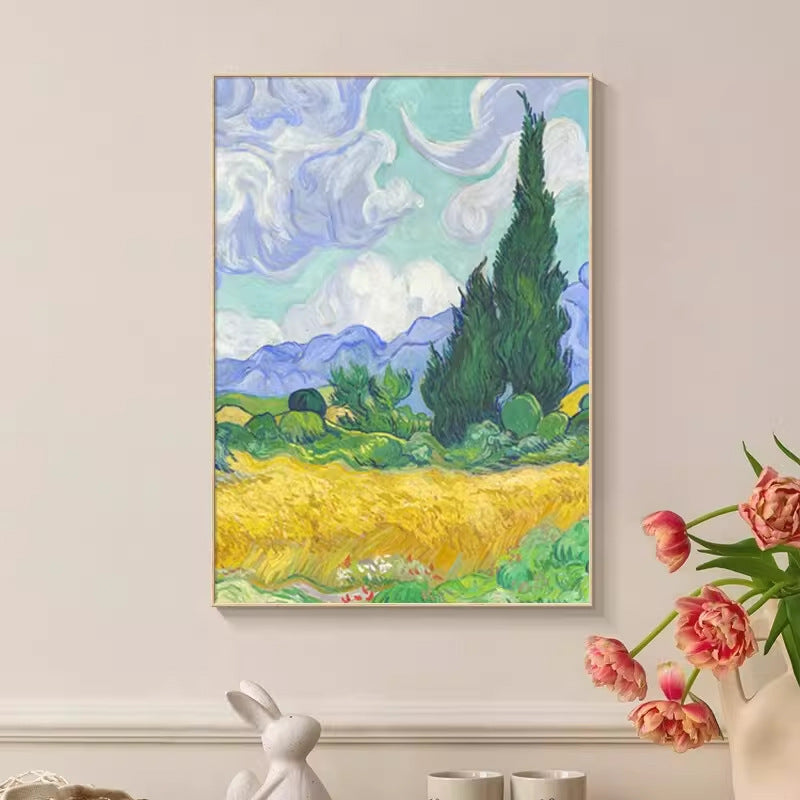 Textured Landscape Canvas Art Print