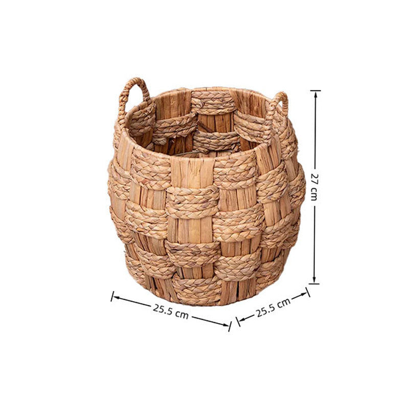 Handwoven decorative basket with heart motif Kalsten