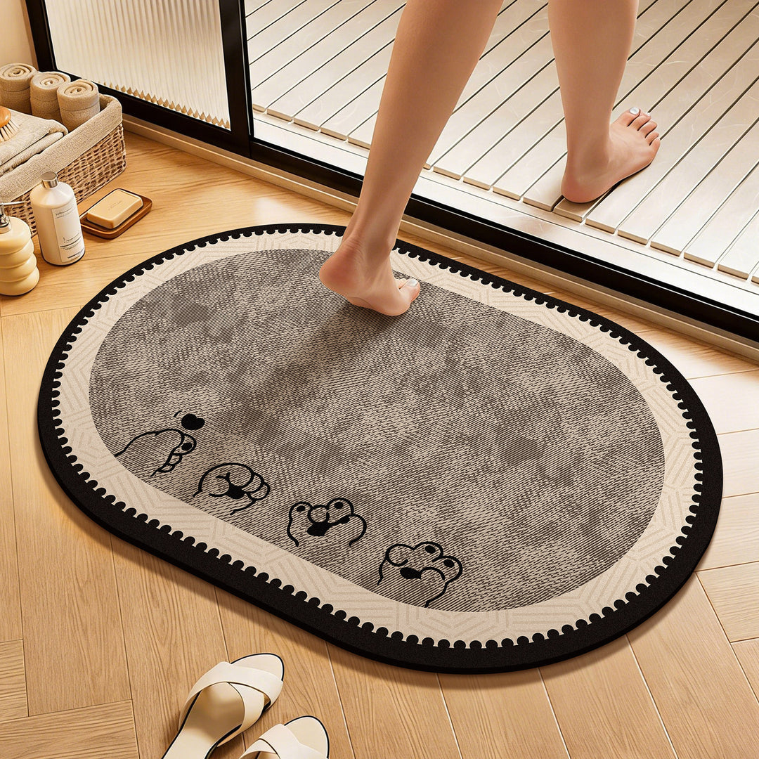 Decorative Bath Mat Kalsten