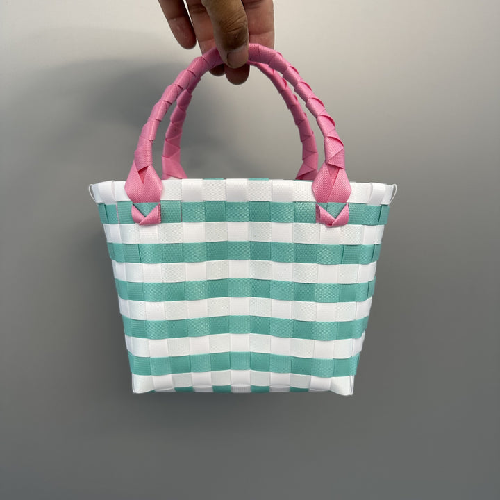 Playful and Colorful Basket Bag Kalsten