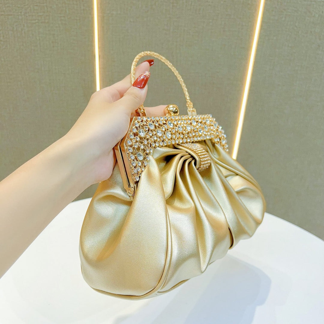 Luxurious Satin Evening Handbag