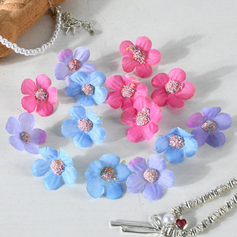 Glittery Floral Hair Accessories